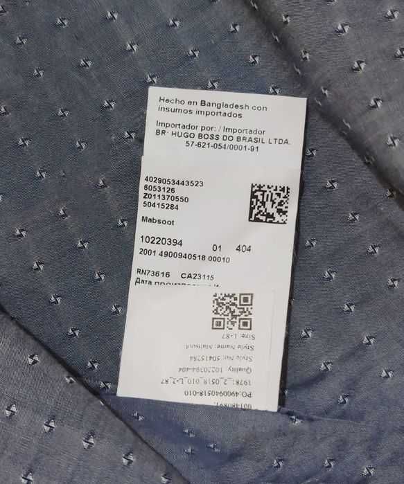 Camasa Hugo Boss - Satin Gray