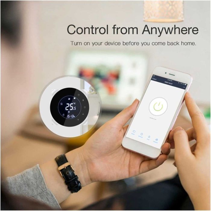 Умен WiFi сензорен термостат