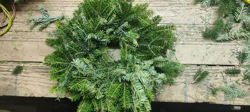 Coroniță brad natural 45 cm