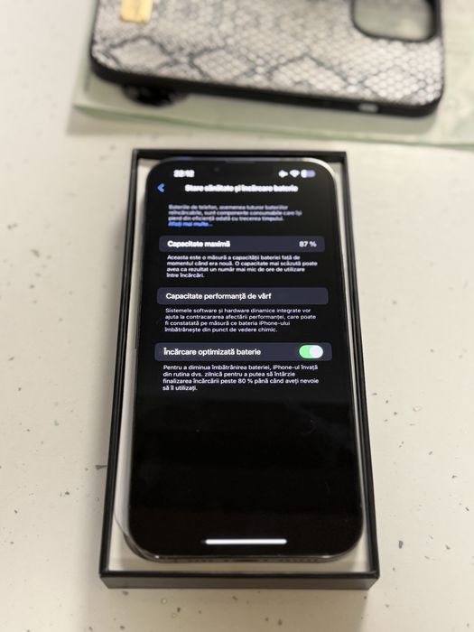 iPhone 13 Pro Max Blue / 128 GB / Cutie / Accesorii !