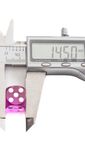 STOC - Zaruri de precizie 14.5 mm mov pink pentru barbut si table