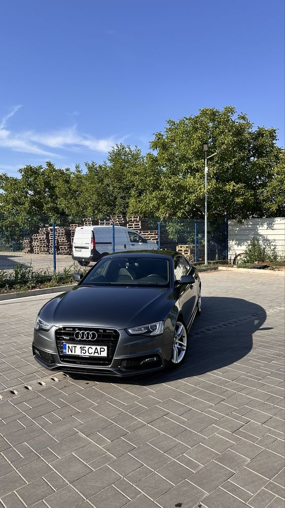 Audi A5 2015, 3x Sline, quattro, 190cp, webasto, Euro 6