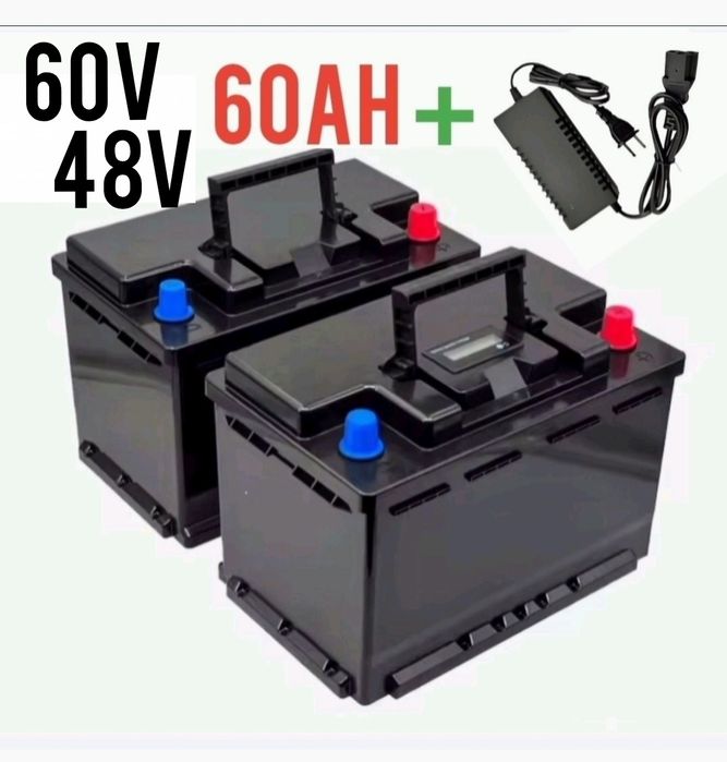 Baterie Scuter,Triciclu,Mașini.60v/48V-60AH+Încărcător Original