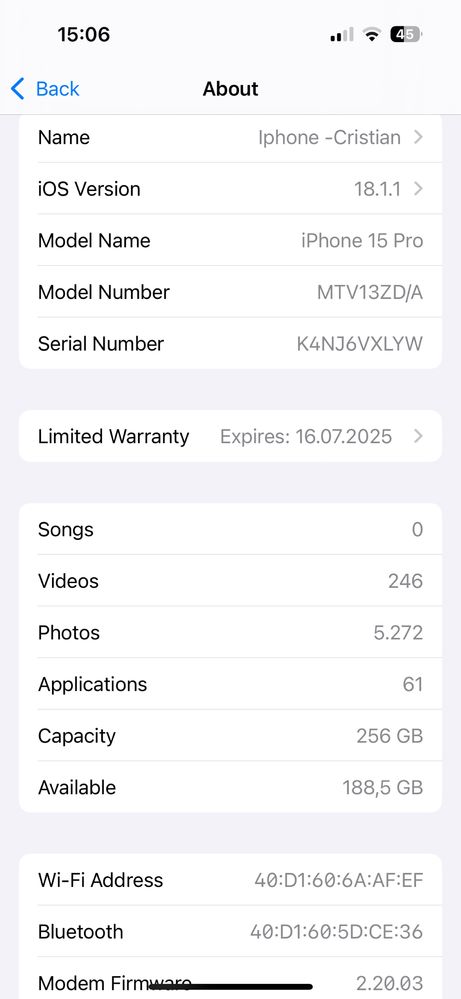 Schimb IPHONE 15 Pro cu Samsung s24 Ultra