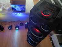 Boxa activa ibiza 400W plus lumini dmx.