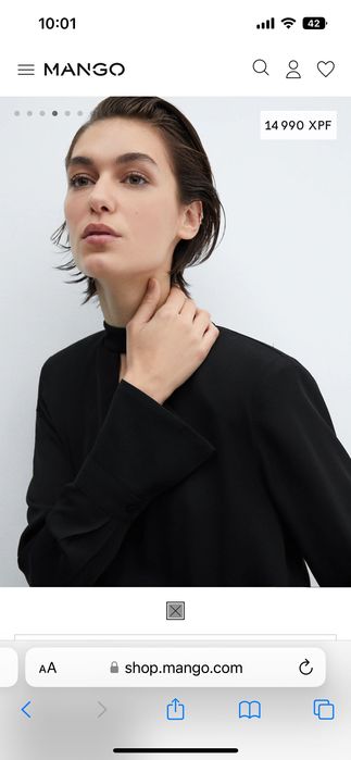 Черен гащеризон Mango XS