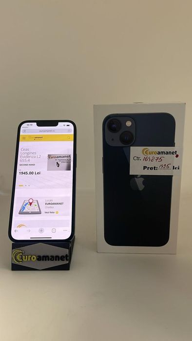 Telefon mobil Apple iPhone 13, 256GB, 5G Bat 84 % -A-
