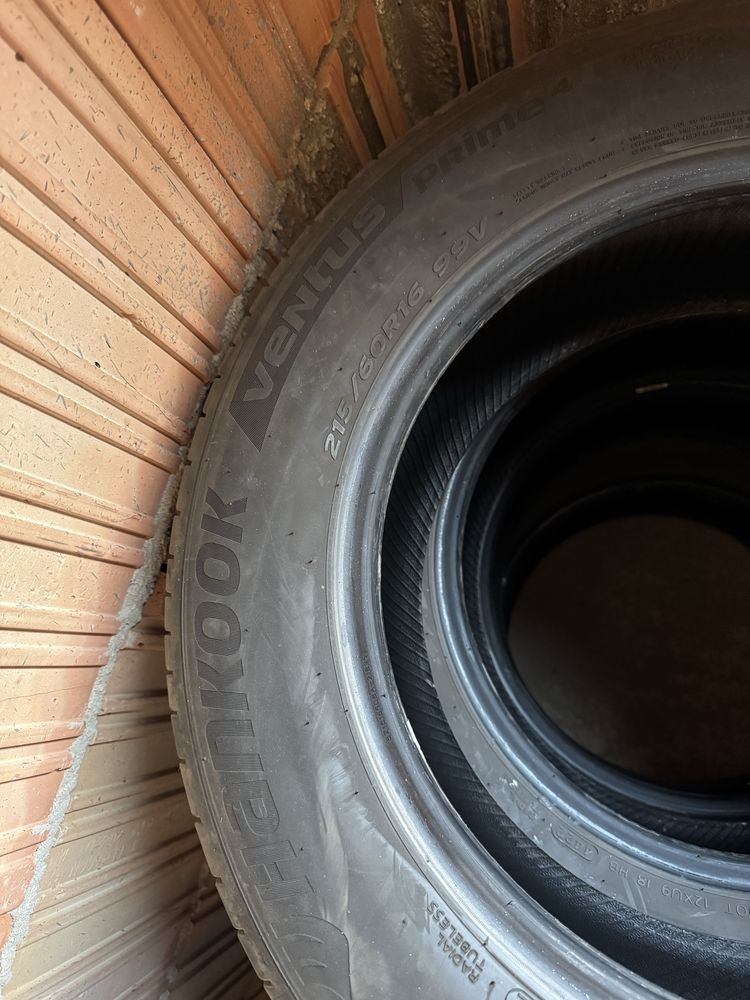 215/60/16 hankook ventus prime 4, vara, dot 2023