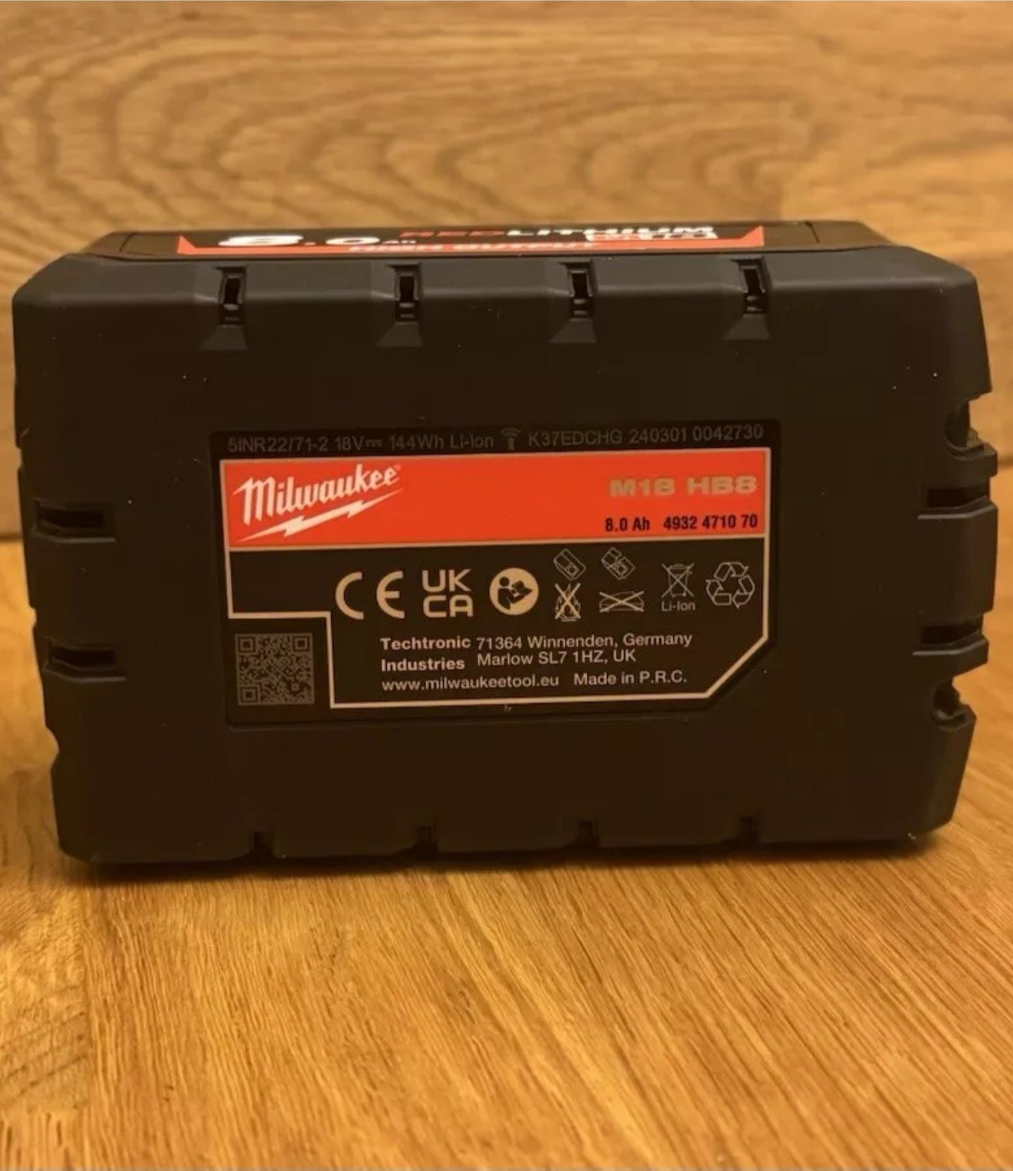 Milwaukee батерии  M18HB8 & M12B6***