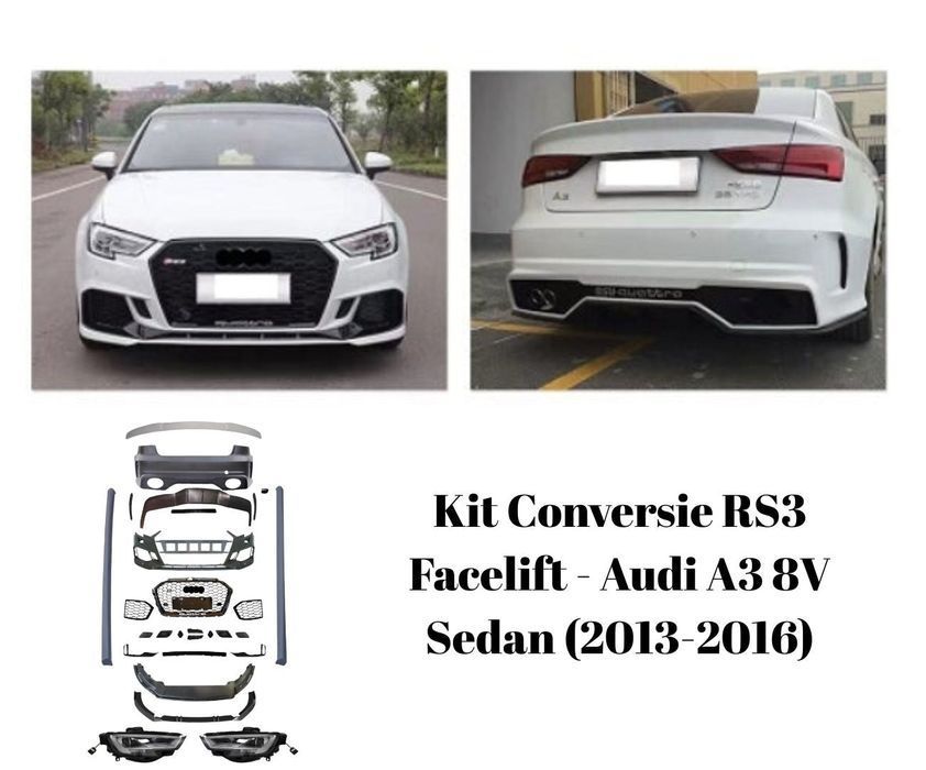 Kit Conversie RS3 Facelift - Audi A3 8V Sedan (2013-2016)