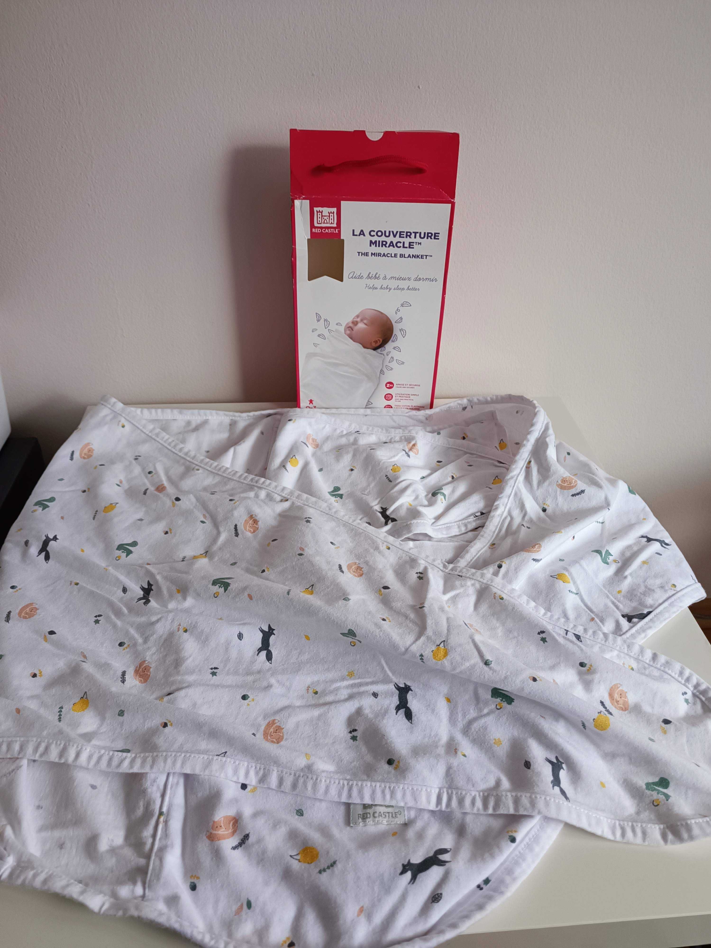Red Castle Miracle Blanket – Пелена за повиване (100% памук] с лисички