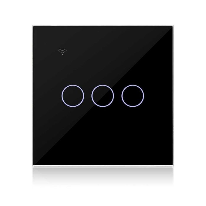 KETOTEK WiFi Smart сензорен ключ за осветление, 3 групи, 1 посока 10A