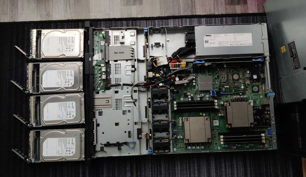 Dell R410, server, storage 8TB, hard disk, memorie ram, intel
