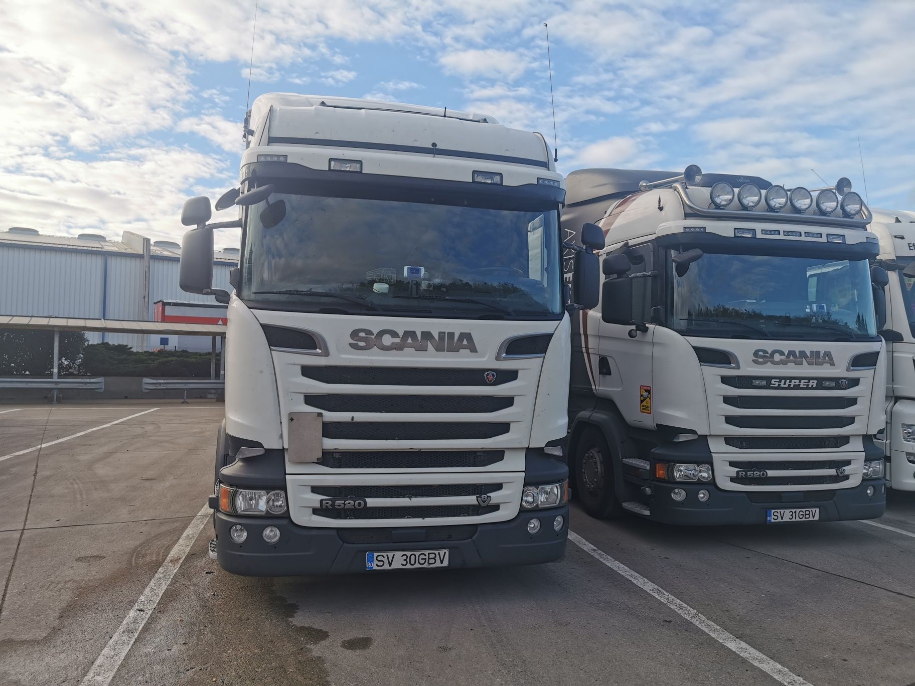 2 x Scania R520 euro 6