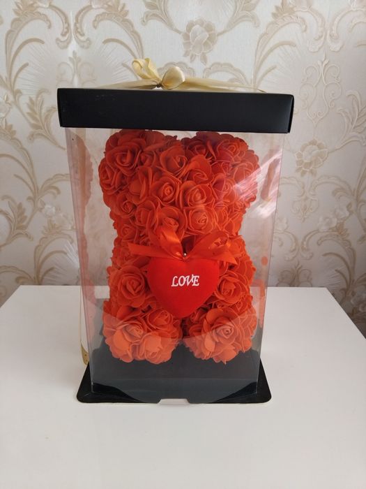 Ursuleț trandafiri din săpun