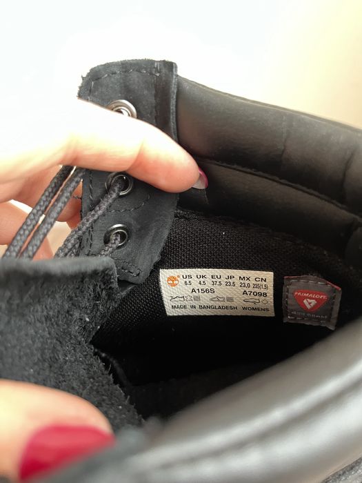 Timberland дамски боти от набук