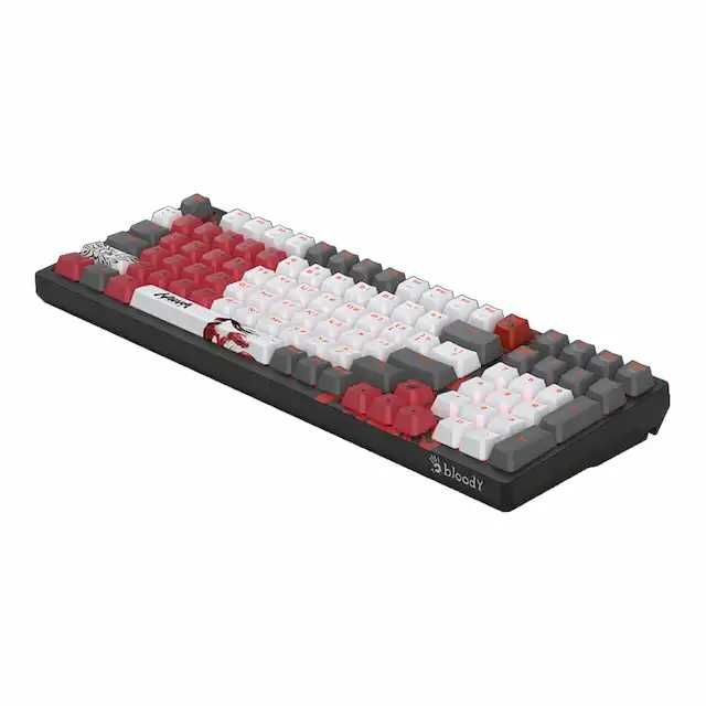 Проводная механическая игровая клавиатура Bloody S98 NARAKA RED SWITCH
