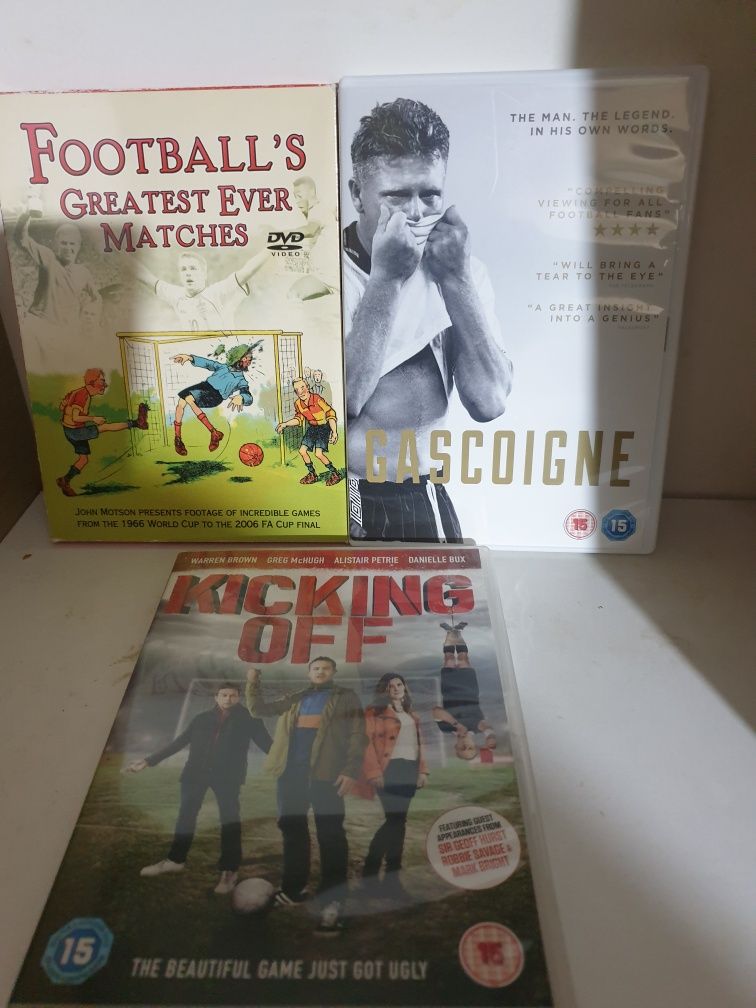 Dvd cu filme și documentare despre fotbal