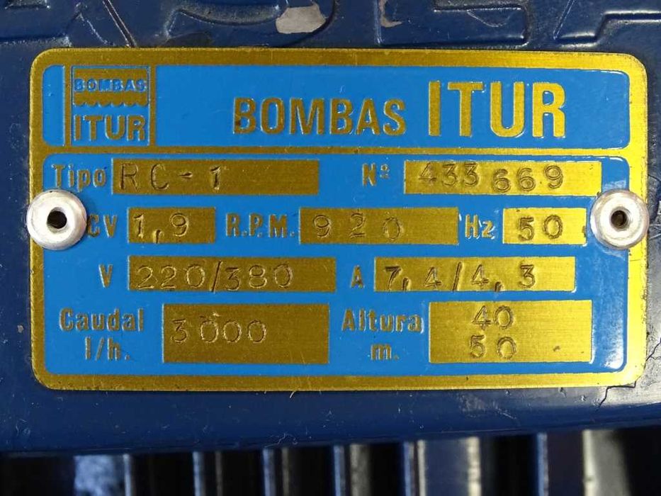 Хидравлична помпа ITUR RC-1