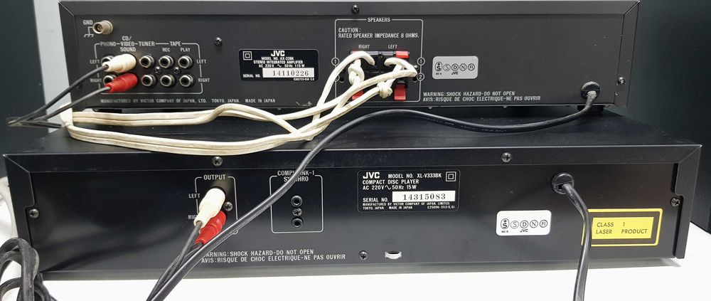 JVC linie la cutie CD Amplificator Tuner AX 22 XL V333 FX 33 L audio