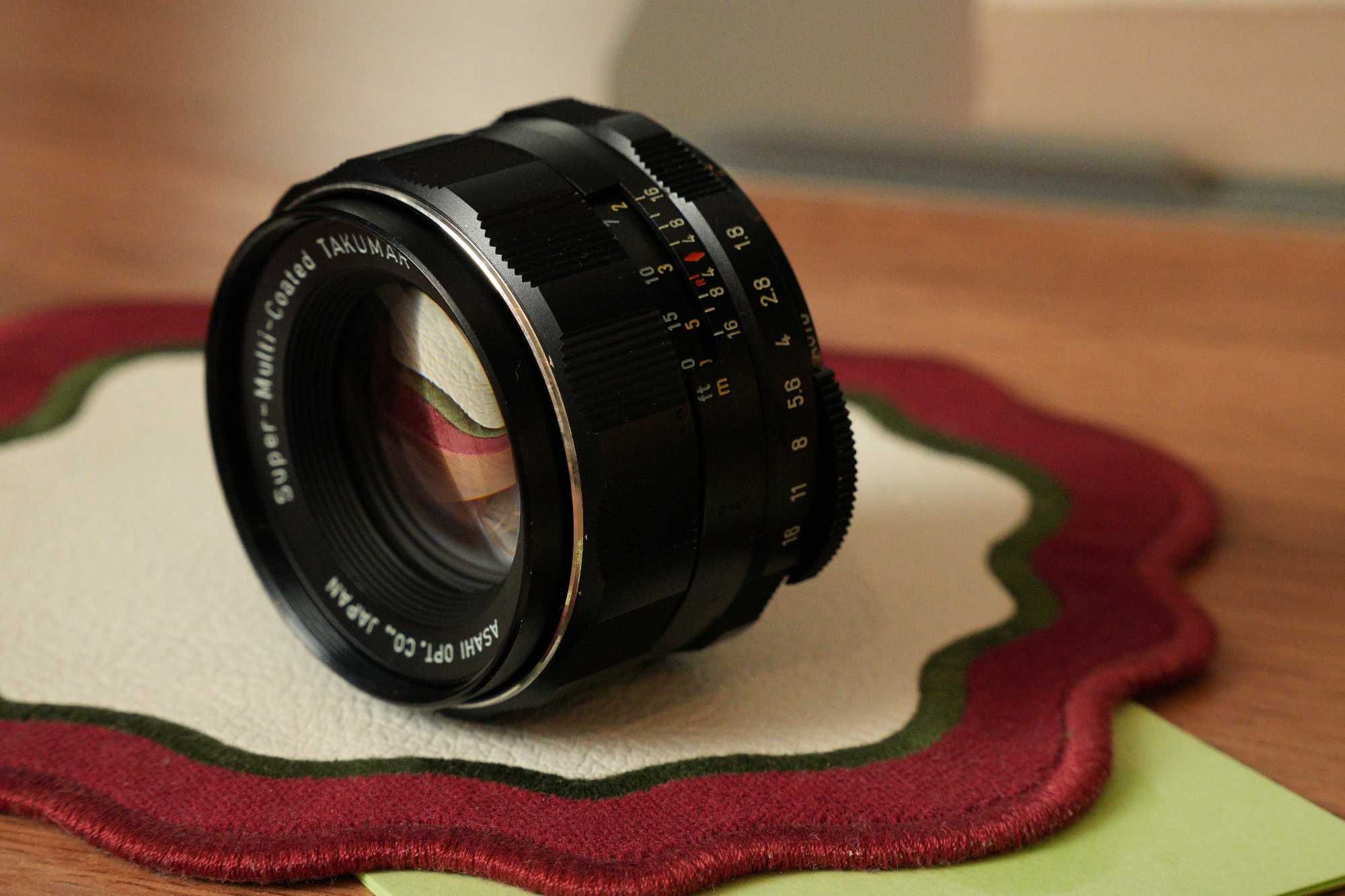 Объектив 55mm f/1.8 SMC Takumar (Pentax)