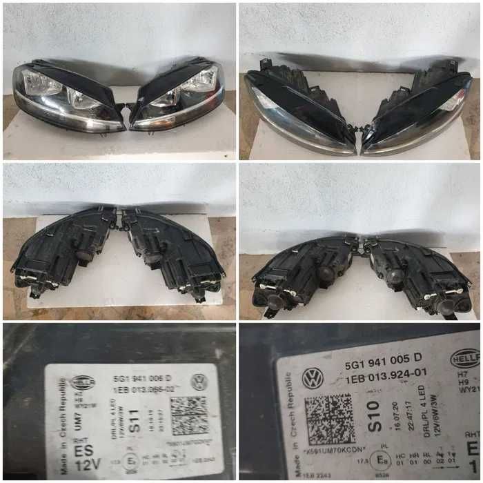 faruri bara fata aripa capota armatura radiator vw golf 7 5k facelift