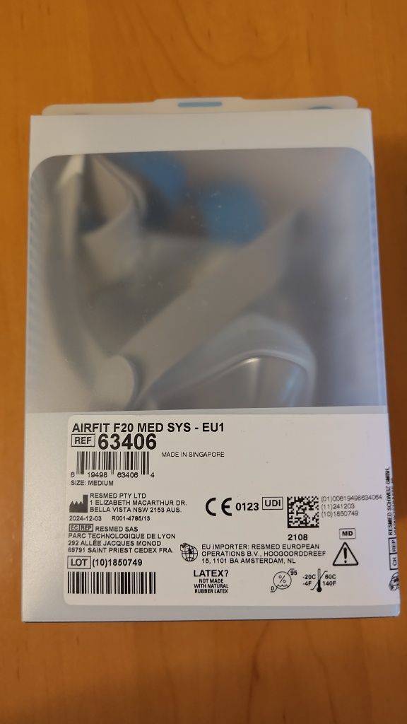 Masca oronazala ResMed AirFit F20 M CPAP/ BIPAP