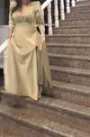 Rochie de gală aurie, L