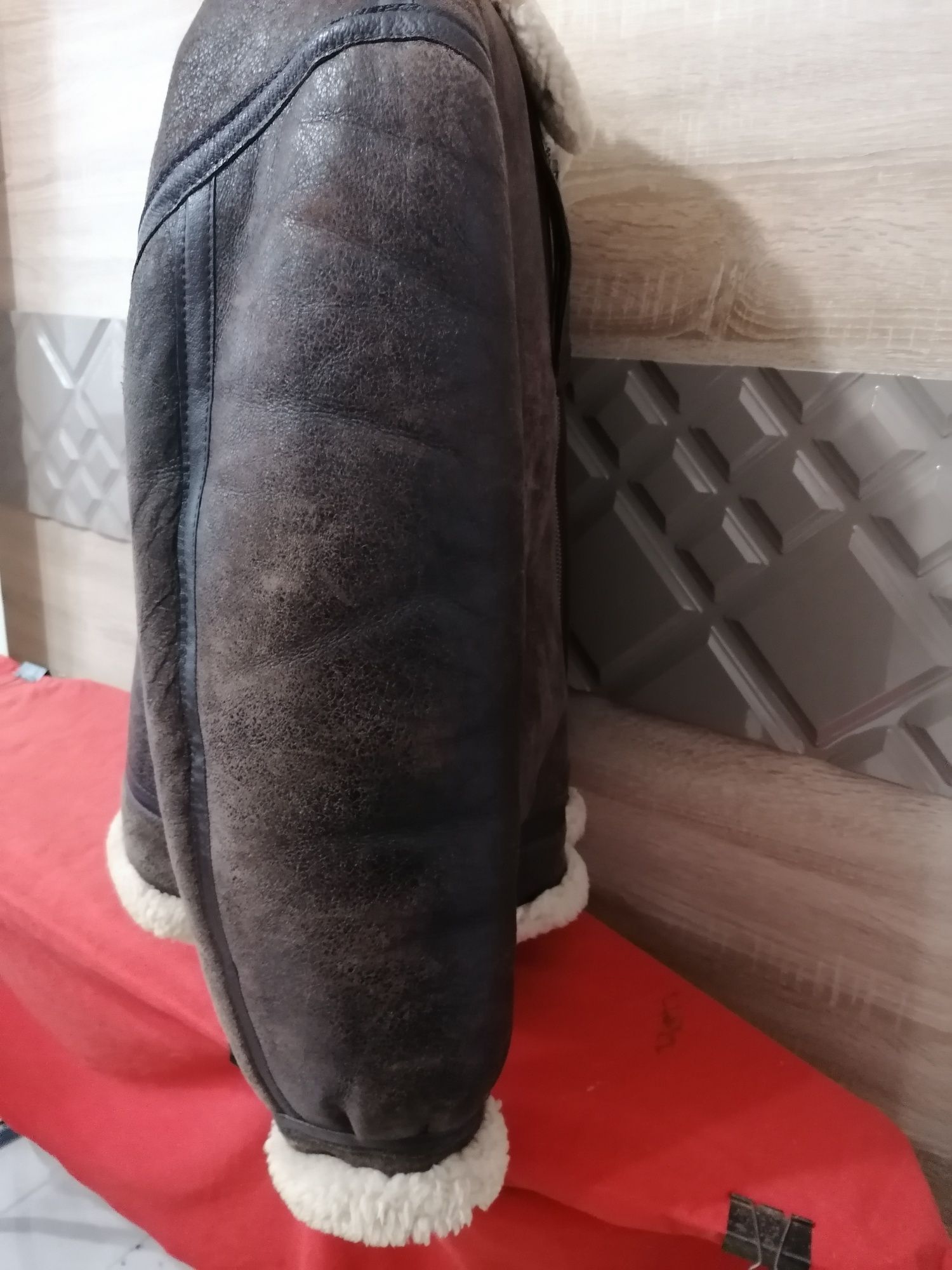 Schott vintage leather jacket B3 бомбер мотор