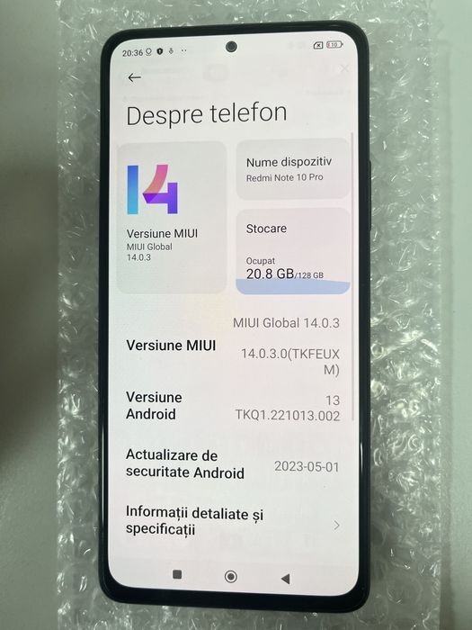 Xiaomi Redmi Note 10 Pro 128GB Gray ID-zvx418