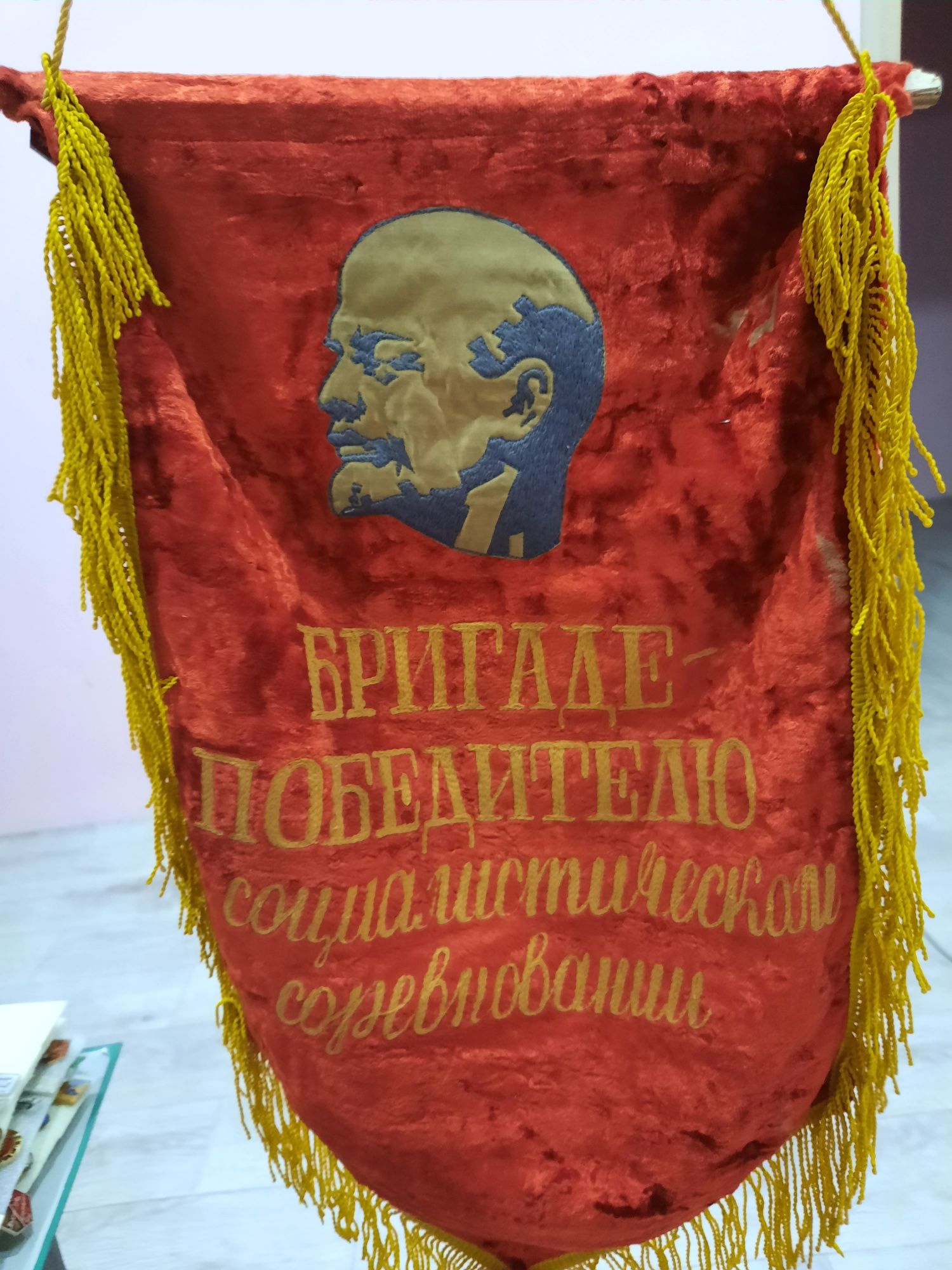 Вымпел бархатный