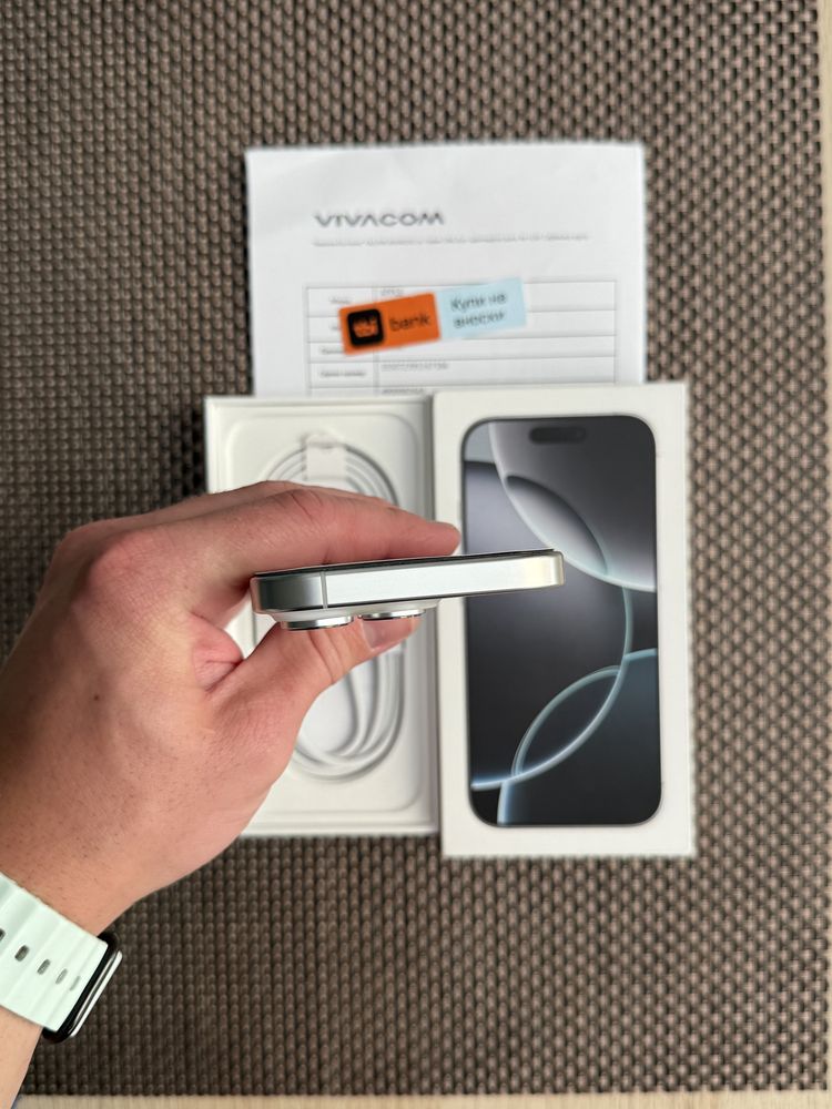 НОВ!/*ЛИЗИНГ*/ iPhone 16 Pro 128Gb White Titanium / Айфон