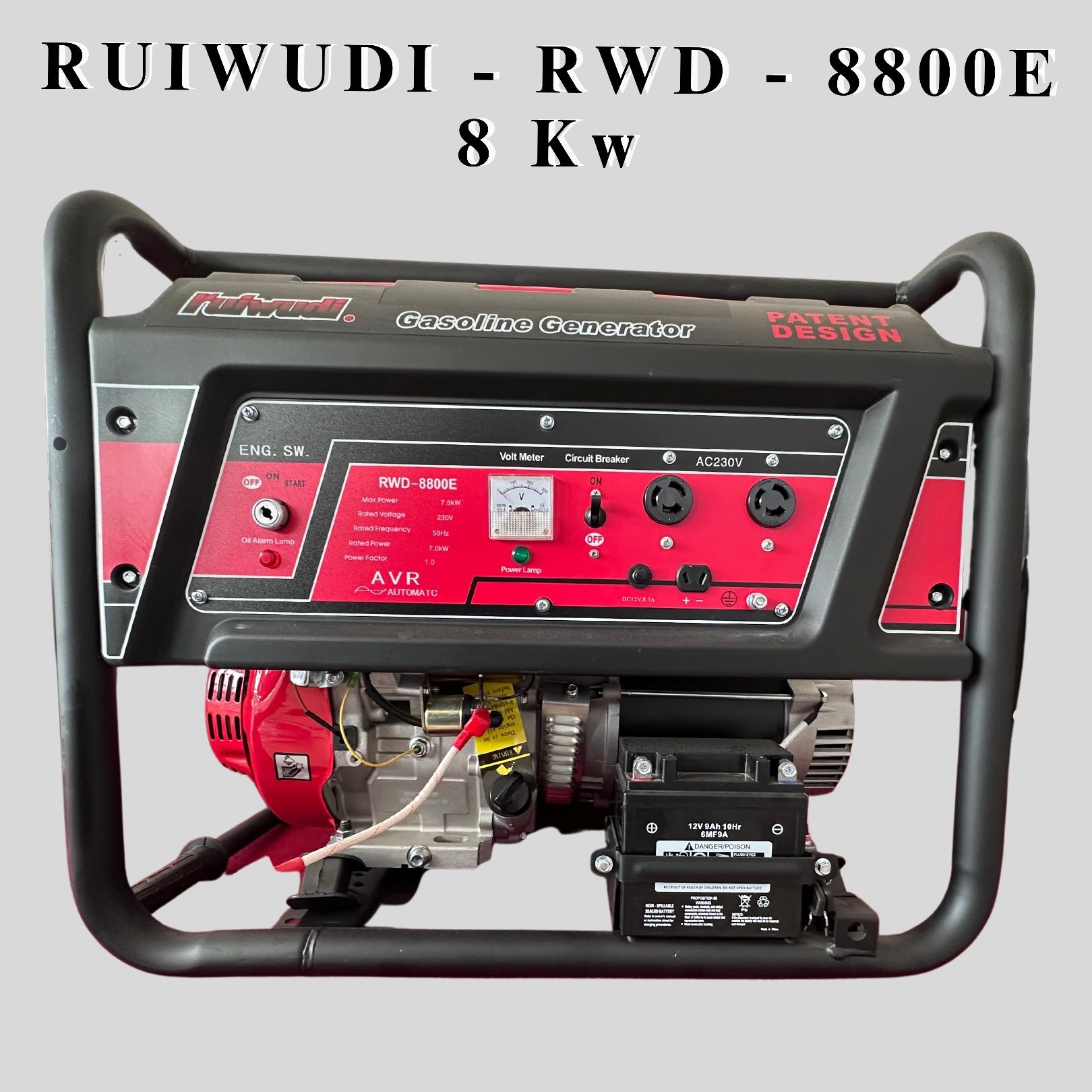 Generator Dvijok Генератор движок RWD-8800E 7 Kw