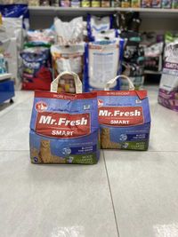 Мистер Фреш (Mr.Fresh)Древесный комкующийся наполнитель  4.5 л