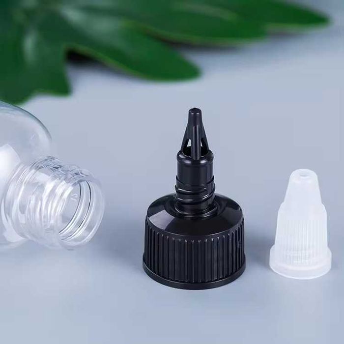 Пластмасова кристална бутилка 100 ml, капачка с капкомер 10бр 20214449
