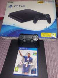 Vând PlayStation4 Slim,  controller plus FIFA23 impecabil