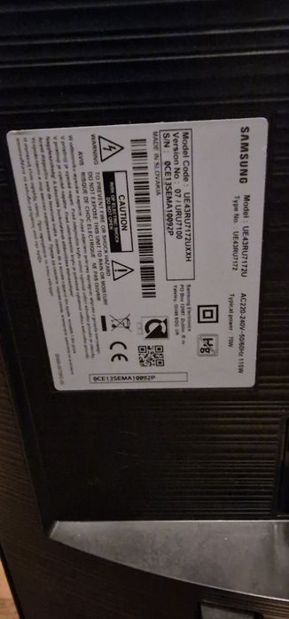 Vand tv samsung ecran defect