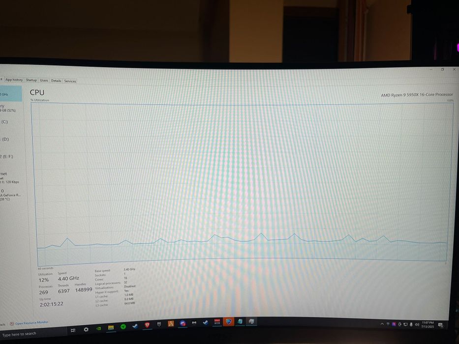 Pc gaming ryzen 9 5950x rtx 3070 32 gb ram