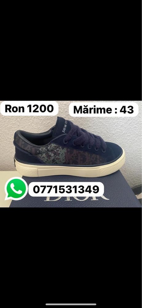 Dior B33 Sneakers marime 43 (27.5–28cm)