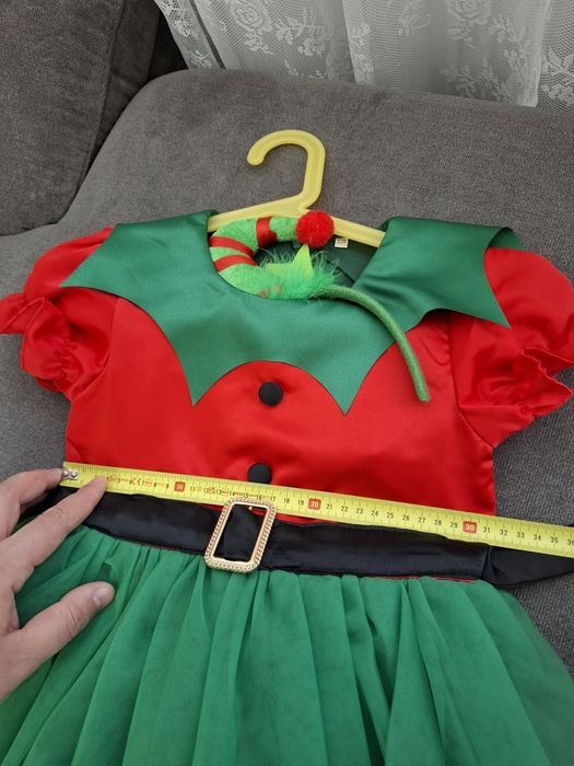Costum Spiridus / Elf pentru fete 5-6 ani