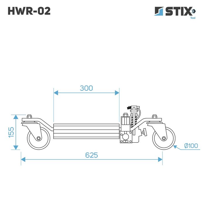 Dispozitiv hidraulic pentru mutat masini avariate, 680kg, Stix