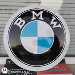 Метална, релефна табела BMW