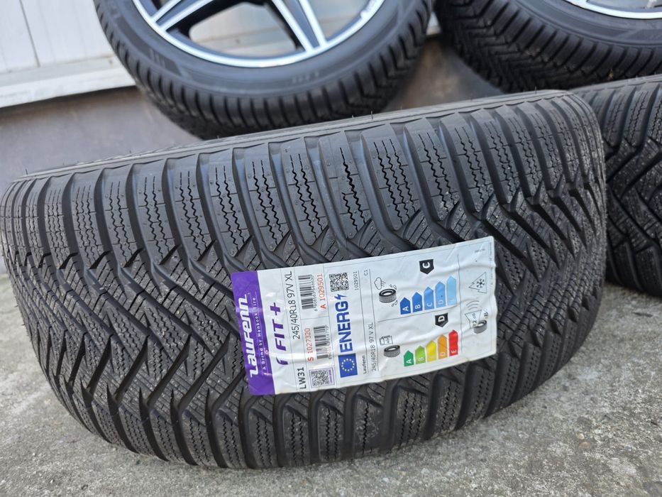 Roti noi de iarna Mercedes C-class R18 in doua latimi DOT2025