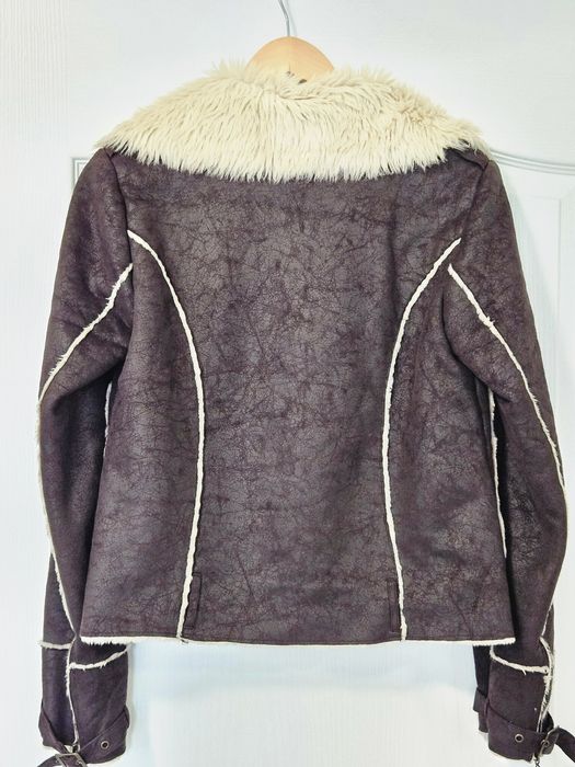 Кафяво дамско яке