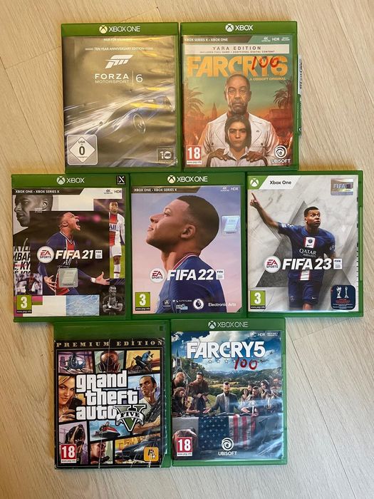 Vând Xbox One S + 7 jocuri