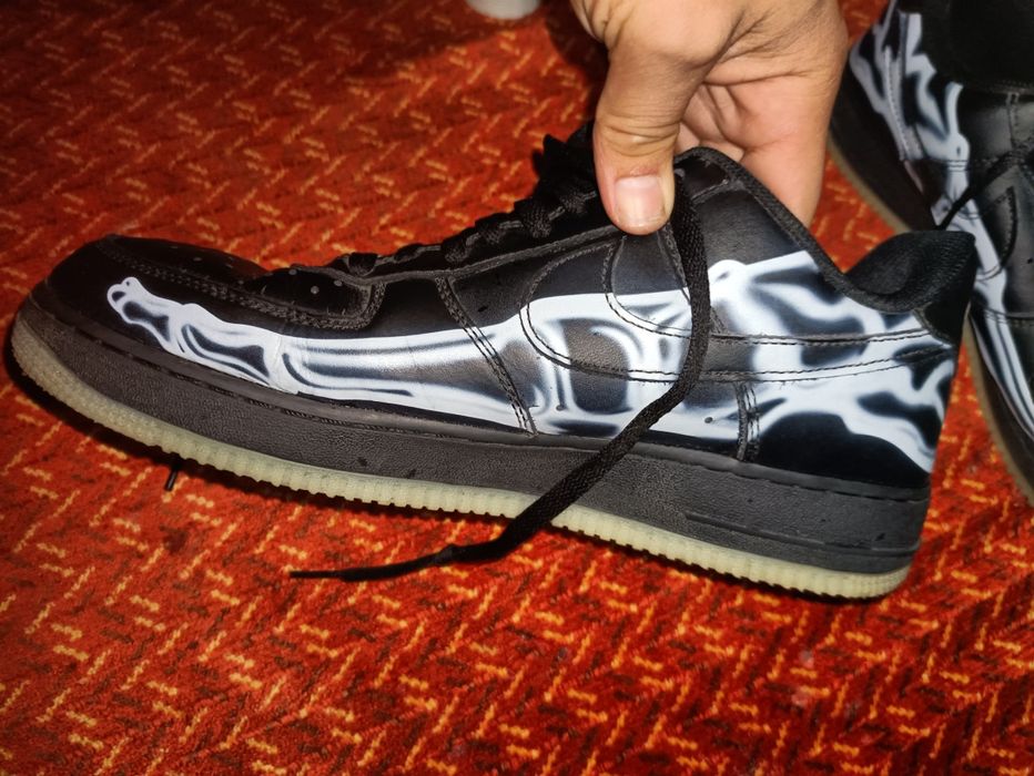 Air Force 1 low black scheleton halloween(2019)