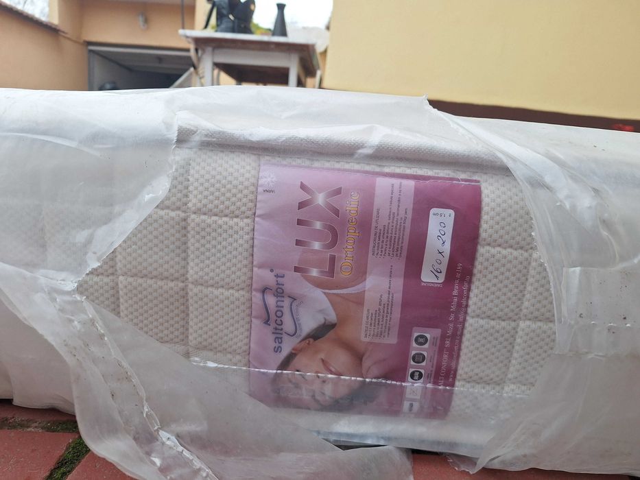 Saltea Lux Ortopedica (cu arcuri Bonell), 160x200 cm, noua!