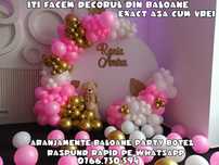 Arcada baloane cu nume personalizat botez/aniversare Baloane heliu