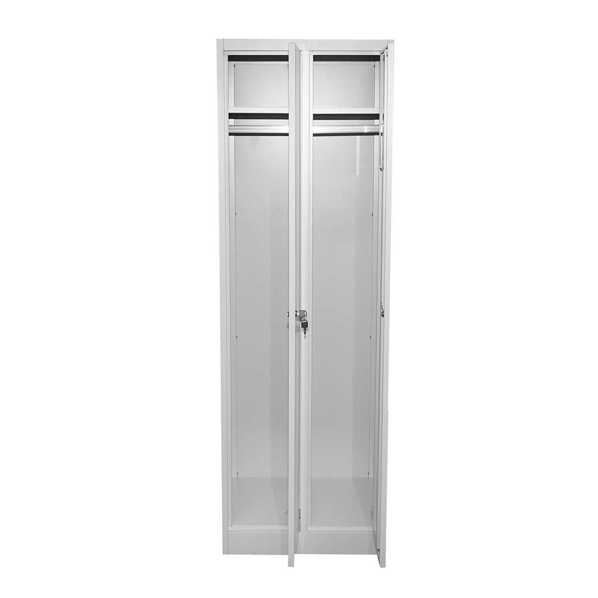 Dulap Metalic Dublu Vestiar Usi Chei 180x60x45cm LivratGRATUIT AB