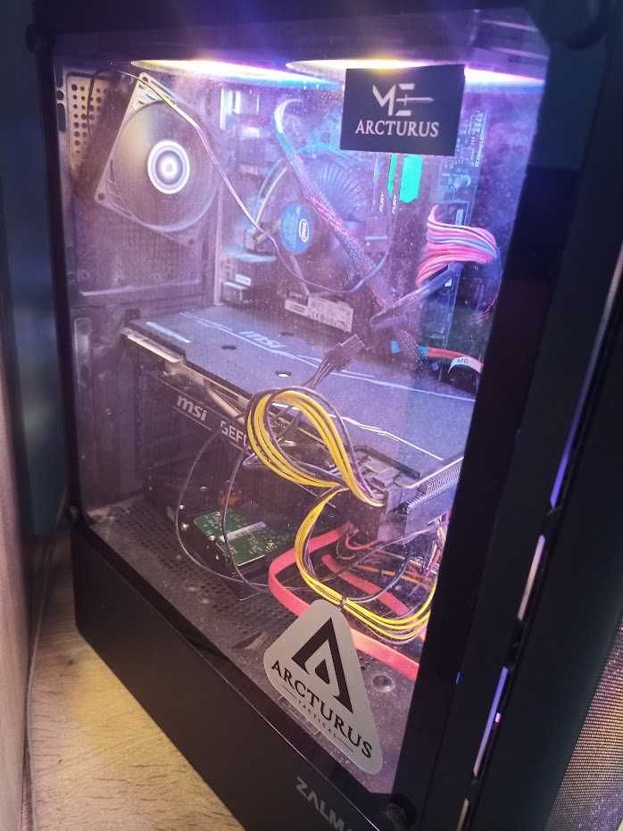 Геймърски компютър Intel I5-9400f 32gb ram